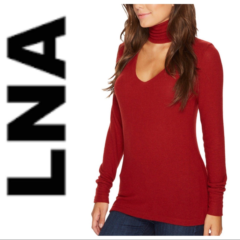 LNA detached turtleneck. Sexy sweater holiday